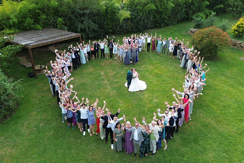 Photo Arienne de Grand Groupe par Drone